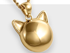 Djurformade asksmycken guld