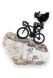 Minnesskulptur i brons "Cycling to Heaven" - begränsad tillgång