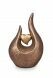 Skulptur och keramiska urna 'Fuego' med hjärta