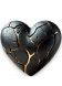 LEGEND Fractured Heart - Handgjord bronsurna