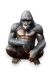 Gorilla, minnesskulptur i brons "Silent Strength" - begränsad tillgång