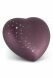 Mini keramikurna hjärta med Swarovski kristaller i olika färger och storlekar