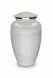 Modern urna 'Elegance' i vit-grå naturstenslook