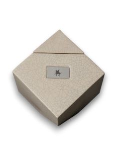 Keramikurna 'Abstract' med värmeljus i olika färger