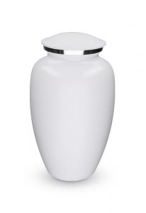 Aluminium modern urna 'Elegance' matt vit