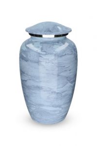 Aluminium modern urna 'Elegance' med marmorlook