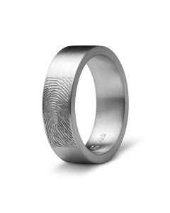 Fingeravtryck ring 925 silver