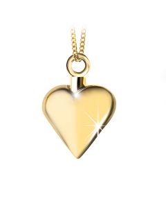 Ask smycke 14 krt guld hjärta