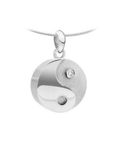 Silver ask smycke 'Yin Yang'