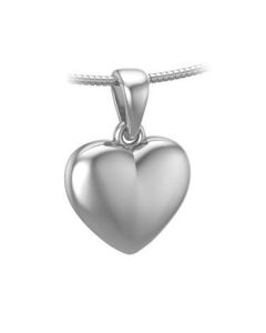 Silver ask smycke 'Hjärta' Medium