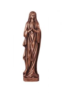 Bronsfärgad Maria skulptur