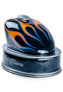 Tankurna för biker 'Flame'