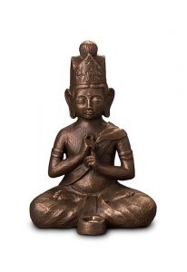 Buddha urna  Dai Nichi med värmeljus