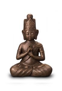 Buddha urna  Dai Nichi med värmeljus