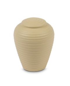 Miniurna av keramik 'Art for Eternity' beige