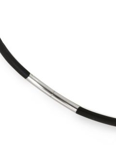 Halsband silikon med stålkärna