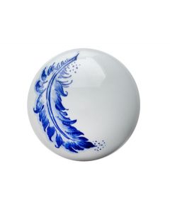 Miniurna 'Feather' | Delftsblå keramik
