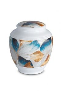 Miniurna i porslin 'Classica' | Multicolor med naturlig struktur