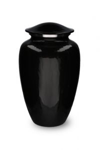 Modern urna 'Elegance' svart med pärlemor-utseende