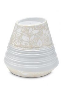 Porslinsurna 'Maya' | Beige blommotiv