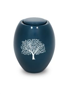 Glasfiberurna 'Livets träd' grön