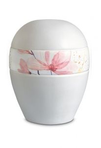 Porslinsurna 'Planet' - Band med rosa blommor