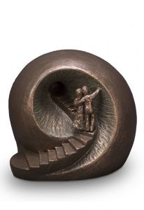 Keramik Duo-urna Gömd Kärlek (värmeljus)