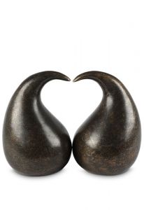 Brons duo-urna 'Kärlek'