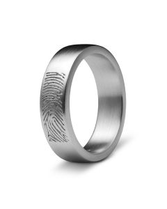 Fingeravtryck ring 925 silver