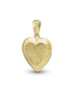 Fingeravtryck smycke 'Hjärta'