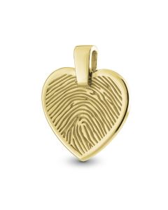 Fingeravtryck smycke 'Hjärta' Ø 1.7 cm