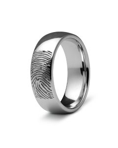 Fingeravtryck ring 925 silver