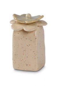 Mini keramikurna 'Flower vase'
