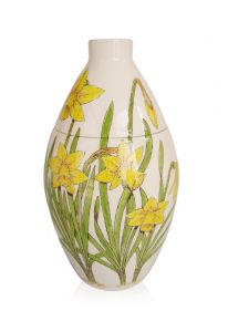 Handmålad urna Narcissus