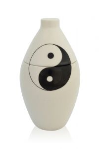 Handmålad urna 'Yin Yang'