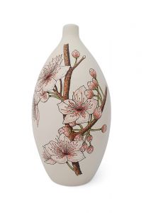 Handmålad urna 'Körsbärsblom'