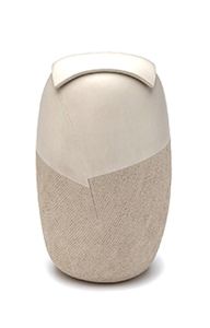 Handgjord keramikurna