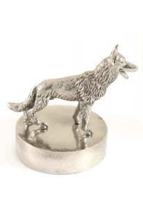 Tysk schäferhund urna silvertenn