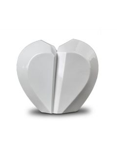 Mini keramikurna 'Brustet hjärta'