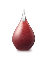 Mini kristallglasurna 'Memorie' droppe red opaque