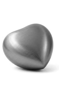 Mini mässingurna hjärta satin