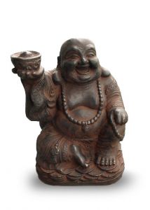 Leende Buddha brons