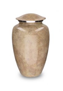Modern urna 'Elegance' i beige naturstenslook