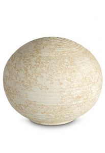 Miniurna i porslin 'Sfera' - Sahara sandrelief