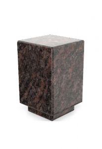 Granit miniurna för inomhus och utomhus - brun
