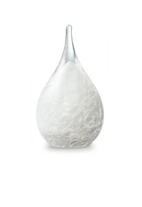 Mini kristallglasurna 'Memorie' droppe krakele white