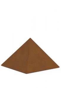 Cortenstål urna 'Pyramid'