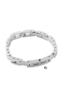 Armband med askutrymme (3 zirkonia stenar)