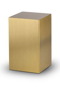 Rostfritt stål urna (304) 'Beaumont' guld