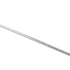 Halsband ädelstål enkel sträng i olika längder
